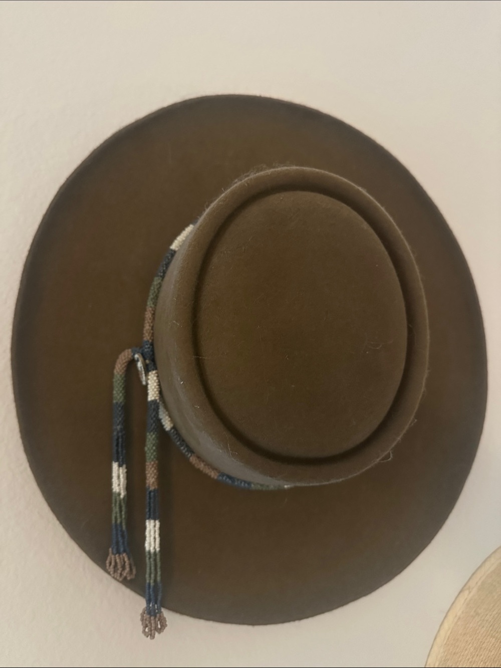 Stetson Brown Felt Western Hat with Beaded Band